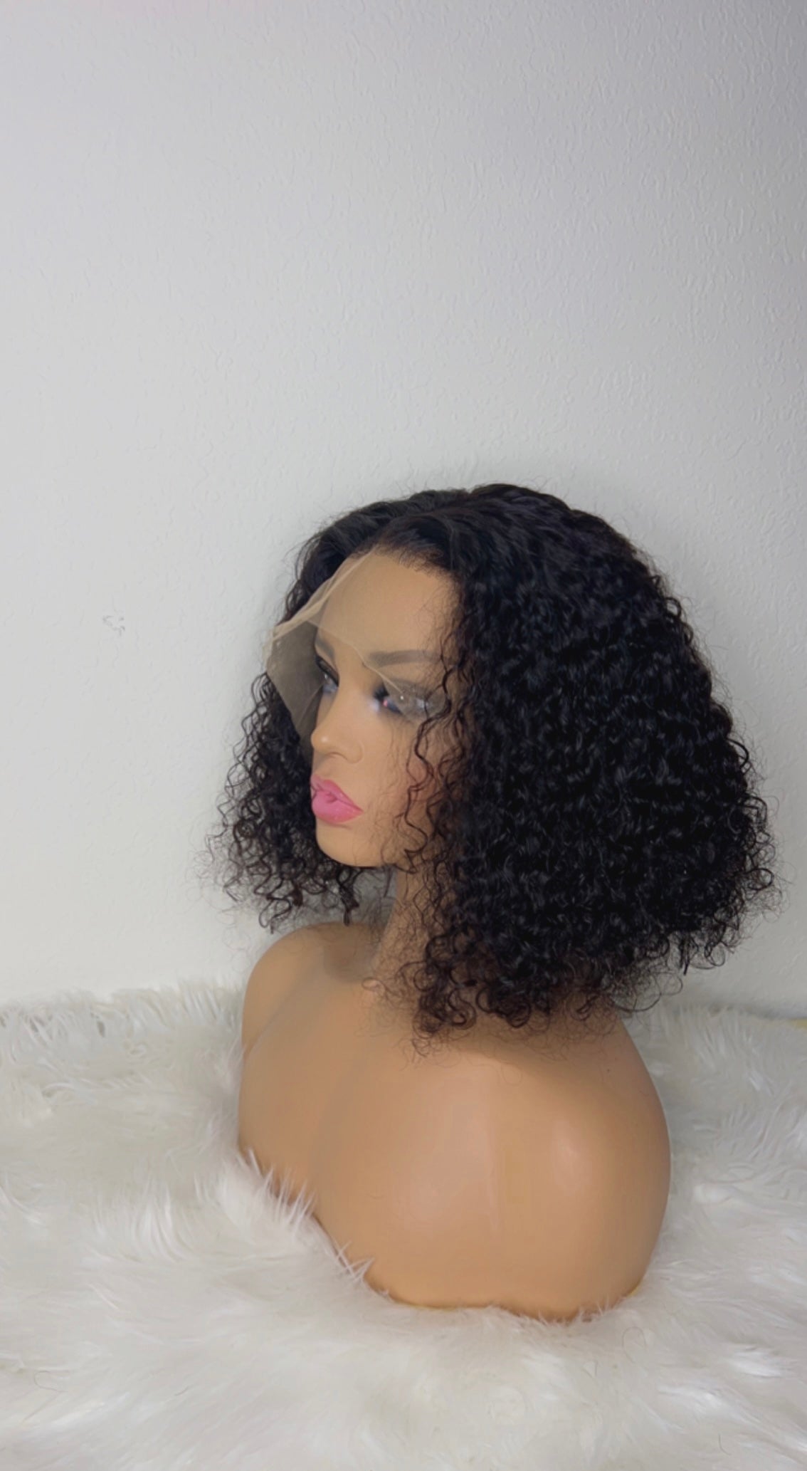 Deep Curly Lace bob wig