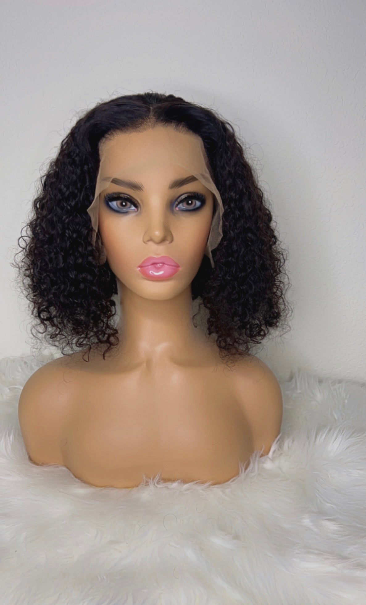 Curly Crown lace bob wig